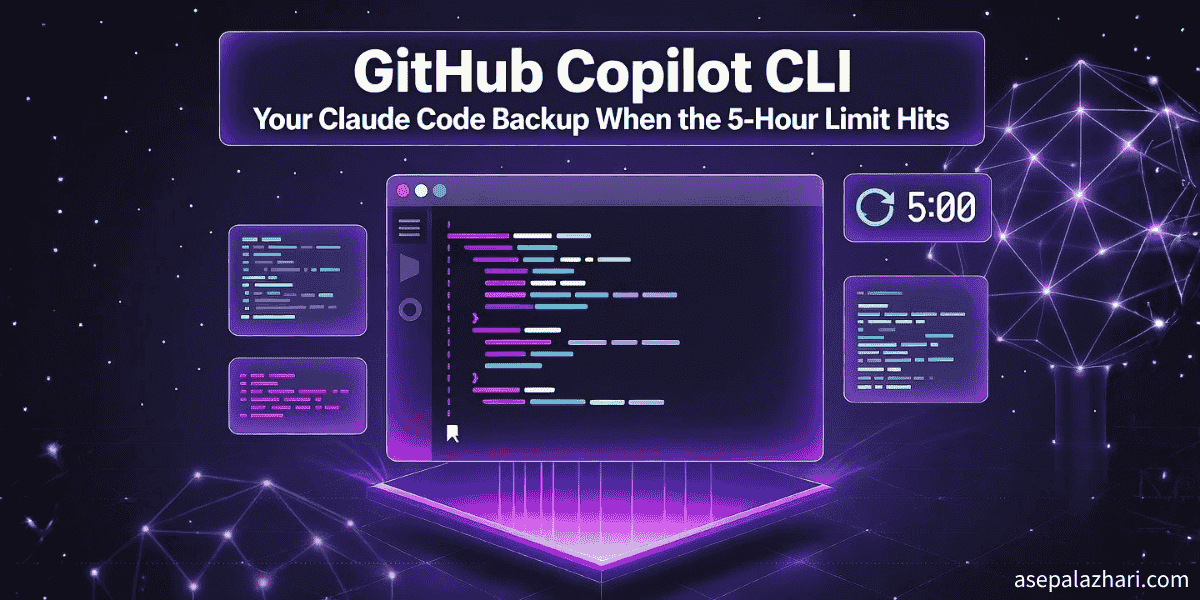 Hit Claude Code's 5-hour limit? Discover how GitHub Copilot CLI became my perfect backup with Claude Sonnet 4.5 access and seamless terminal integration.