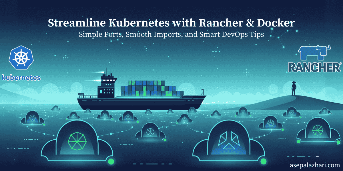 Install Rancher with Docker, configure custom ports, and import existing Kubernetes clusters. Complete step-by-step guide for production-ready setup.