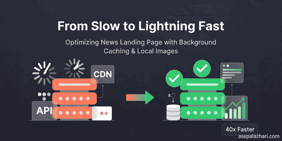 How I reduced image load times by 40x and cut bandwidth by 95% using background caching and local image optimization in Astro.
