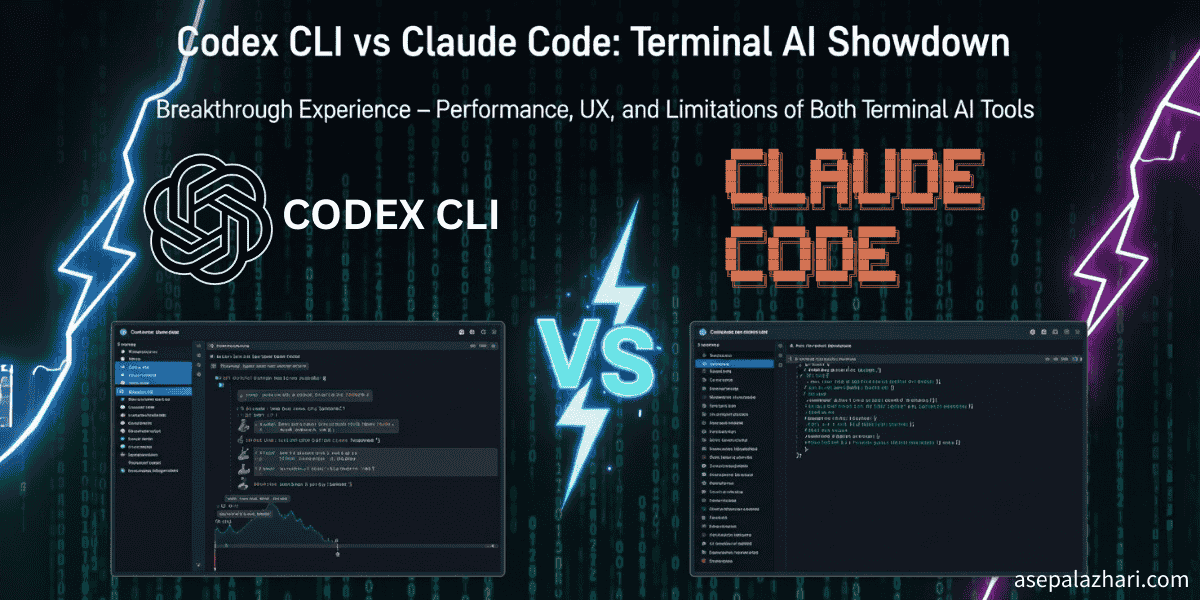 Codex CLI vs Claude Code: Bandingkan speed, fitur, dan limitasi. Lihat kenapa Codex CLI tingkatkan produktivitas developer sebagai AI coding assistant terbaik di 2025.