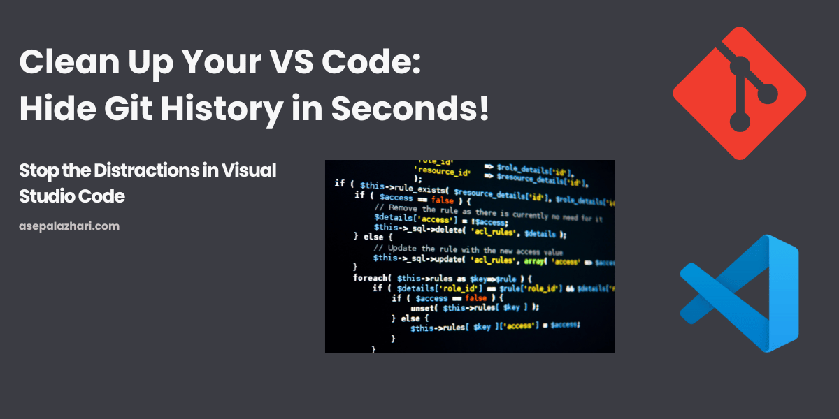 How to Hide Git History in VS Code for a Cleaner Workspace Hide Git history annotations in VS Code like change logs and blame annotations. Learn simple steps to keep your coding workspace distraction-free