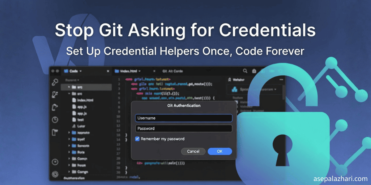 Fix Git authentication prompts forever with credential helpers. Step-by-step guide for Windows, macOS, and Linux with Personal Access Token setup.