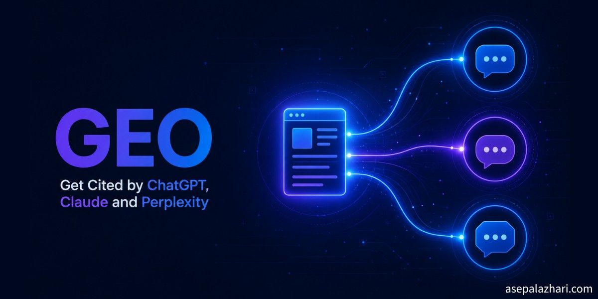 Generative Engine Optimization gets your content quoted by ChatGPT, Claude, and Perplexity. Here is the exact structure I use to make articles citable.